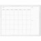 U Brands Magnetic Dry-Erase Monthly Calendar Board - 40in (3.3 ft) Width x 30in (2.5 ft) Height - White 2918U0001 - alternate 1