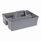 Nexstep Commercial Products MaxiRough Maid Caddies, Two Compartments, 12 x 7, Gray 96981 - alternate 1