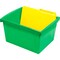 Storex 4 Gallon Storage Bin with Lid, Green 61408U06C - alternate 4