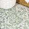 Jonathan Y Estrella Bohemian Medallion Textured Weave Green/Cream 2 ft. x 8 ft. Indoor/Outdoor Runner Rug SMB105G-28 - alternate 5
