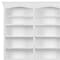 Homeroots 65" White Solid Wood Frame Dining Hutch With Fourteen Shelves 546596 - alternate 14