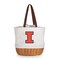 Picnic Time Family Of Brands NCAA Illinois Fighting Illini Coronado Canvas and Willow Basket Tote - Picnic Bag 203-00-187-214-0 - alternate 1