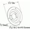 Grote Lighting Theft-Resistant Polycarbonate Mounting Flange & Pigtail Cap for 21/2in Round Lights, Black 43162 - alternate 4