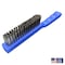 Gornell Brush Large Scratch Brush - Blue Plastic Handle, Stainless Steel P0164-SS - alternate 1