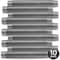 Ironwerks Designs 1/2" x 48" Decorative Black Iron Pipe Nipple, 10PK BLK-1/2x48-10 - alternate 4