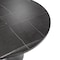 Leisuremod Round 47.24 in W, 29.35 in L, Sintered Stone/Stainless Steel, Black VT23BS-48BLS - alternate 7