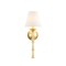 Hudson Valley Lighting Vails gate 7 in. Wall Sconce Vintage Gold Leaf 4521-VGL - alternate 3