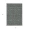 Homeroots 10' X 14' Teal Blue Beige And Taupe Floral Washable Indoor Outdoor Area Rug 582313 - alternate 6