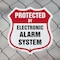 Signmission Security Alarm Shield Sign Protected By, 6 Inch X 6 Inch, Plastic Sign SHI-P-6-460 - alternate 4