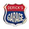 Signmission Derick's Garage, 18 inch X 18 inch, Vinyl Decal, 2PK SHI-D-2PACK-18-383-DERICK - alternate 1