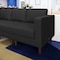 Flash Furniture HERCULES Artemis Black LeatherSoft Right Arm Reception Chair, 2 AC Outlets/1 USB/1 USB-C Ports ZB-8921C-RA-BLK-GG - alternate 5