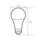 Feit Electric Feit A19 E26 (Medium) LED Bulb Bright White 60 Watt Equivalence 1 pk OM6093010KGARBX - alternate 6