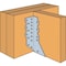 Simpson Strong-Tie 8.87 in. H X 1.8 in. W 16 Ga. Galvanized Steel Joist Hanger HUS1.81/10 - alternate 4