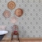 A-Street Prints Zaya Black Tribal Diamonds Wallpaper 2969-26012 - alternate 3