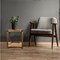 Amerihome Square 18 in W, 18 in L, 22 in H, Acacia Wood, Brown 27077088083 - alternate 3