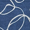 Homeroots 9' X 12' Navy Blue And Ivory Abstract Washable Indoor Outdoor Area Rug 597497 - alternate 3