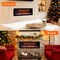 Edendirect 52.26-in W Black Wall mount LED Flat wall Electric Fireplace with Remote Control Included ZR-BI50 - alternate 6