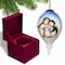 Homeroots Family of Penguins Hand Painted Mouth Blown Glass Ornament 477516 - alternate 1