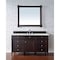 James Martin Vanities Brittany 60'' S Vanity, Burnished Mahogany w/ Jasmine Pearl Silestone Top w/ Wireless Charger 650-V60S-BNM-FEJP - alternate 5