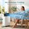 Serenelife Portable Air Conditioner with Heat & Built-in Dehumidifier 12,000 BTU, Portable Heater & AC for SLACHT128 - alternate 5