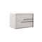 Homeroots 40" Tan Wood Floating Bathroom Vanity With White Sink And Two Drawers 624107 - alternate 1