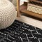 Jonathan Y Moroccan HYPE Boho Vintage Diamond Black/Ivory 8 ft. x 10 ft. Area Rug MOH101D-8 - alternate 6