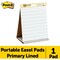 Post-It reg Tabletop Easel Pad with Primary Lines, White MMM563PRL - alternate 2