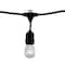 Bulbrite 14 ft, 10-Socket Decorative Kit with Clear Incandescent STRING10/E26/BLACK-S14KT Indoor and Outdoor 810006 - alternate 1