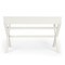 Homeroots 46" White Solid Wood Writing Desk With Three Drawers 389448 - alternate 7