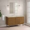 James Martin Vanities Laurent 60" Single Vanity, Honey Oak w/ 3 CM Tajnar Eclos Top 545-V60S-HNO-3TJR - alternate 4