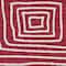 Homeroots 8' Red And Ivory Round Geometric Washable Indoor Outdoor Area Rug 600740 - alternate 5