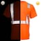 Dome75 Hi-Vis Short Sleeve Shirt, ANSI/ISEA 107-2020 Class 2, Type R, 100% Polyester Birds-Eye Mesh DSS1421 - alternate 5