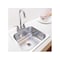Franke Bar Sink Kindred Stainless Steel Top Mount 15 in W X 15 in L Single Bowl CSLA1515-6-2CBN - alternate 3