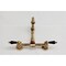 Kingston Brass Two-Handle Wall Mount Bridge Kitchen Faucet, Antique Brass KS1263PKL - alternate 4