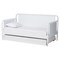 Baxton Studio Lucera Bobbin Daybed with Trundle, Twin, White 263-14373-14375-ZORO - alternate 1