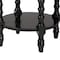 Baxton Studio Sally Nightstand with Bamboo Inspired Legs, Black 266-14638-ZORO - alternate 5