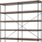 Homeroots 88" Black And Brown Iron and Wood Five Tier Bookcase 380597 - alternate 6