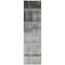 Homeroots 8' Runner Gray Ombre Washable Non Skid Indoor Outdoor Runner Rug 563638 - alternate 6