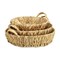 Homeroots Set of Three Natural Water Hyacinth Round Basket Trays 571501 - alternate 11