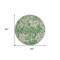 Homeroots 8' Green And Gray Round Striped Washable Indoor Outdoor Area Rug 596670 - alternate 6