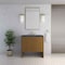James Martin Vanities Hudson 36" Single Vanity, Honey Oak w/ 3 CM Parisien Bleu Silestone Top 435-V36-HNO-3PBL - alternate 5