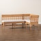 Bali & Pari Oxford Bohemian Light Honey Rattan 2-Piece Dining Nook Bench Set 258-14174-14175-ZORO - alternate 6