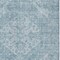 Homeroots 3' X 5' Sky Blue And Ivory Oriental Washable Indoor Outdoor Area Rug 603821 - alternate 6
