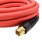 Interstate Pneumatics 1/2 in x 100 ft Rhino HybridFlex Red Hybrid Air Hose WP 200 PSI (1/2 in NPT) Solid Fitting HH48-100 - alternate 5