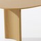 Homeroots 79" Natural Solid Wood Double Pedestal Base Oval Dining Table 721111 - alternate 3