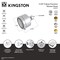 Kingston Brass 3" Round 5-Function ABS Shower Head, Polished Nickel KX8756 - alternate 2