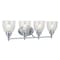 Jonathan Y Marais 30" 4-Light Metal/Glass LED Vanity, Chrome JYL7471B - alternate 6