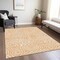 Homeroots 9' X 12' Peach And Ivory Abstract Washable Indoor Outdoor Area Rug 598996 - alternate 4