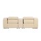 Homeroots 89in Cream and Silver Italian Leather Power Reclining Loveseat With Storage 720523 - alternate 5