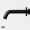Vigo Cass Two Handle Wall Mount Bathroom Faucet in Matte Black VG05007MB - alternate 6